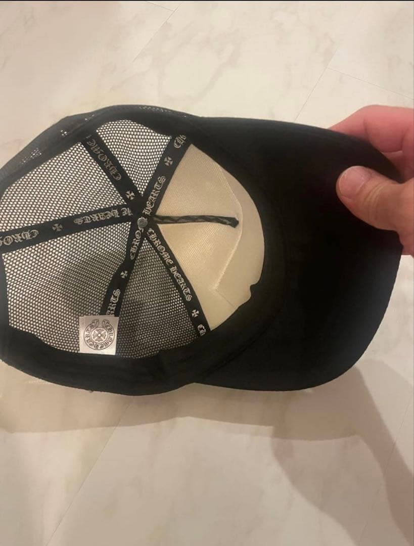 CHROME HEARTS 黒 ブラックメッシュキャップ
