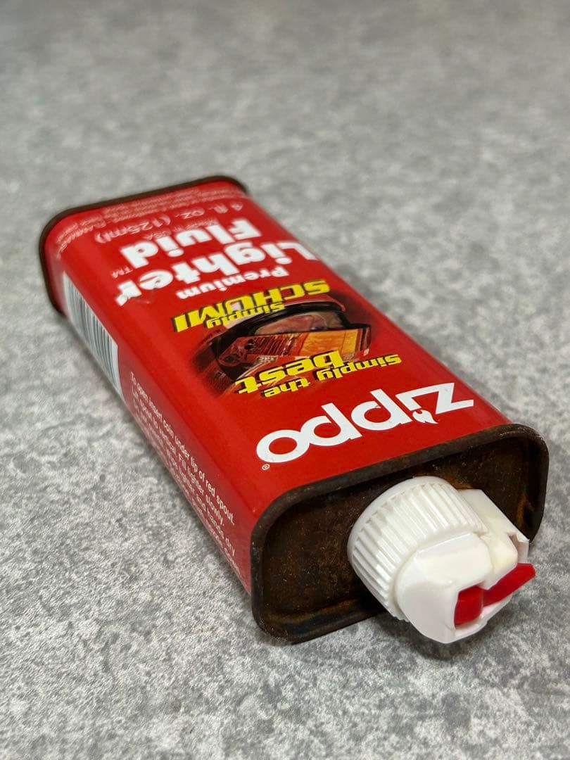 ビンテージzippo 2000年代 希少ドイツ限定 シューマッハ オイル空缶