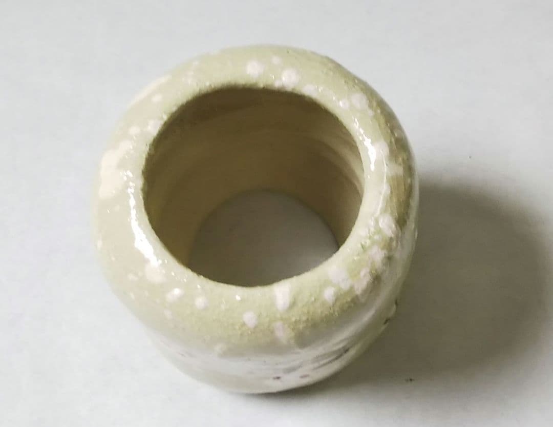 茶道具 蓋置 つくね 雪兎 卯 吉村楽入 楽入窯 新品未使用