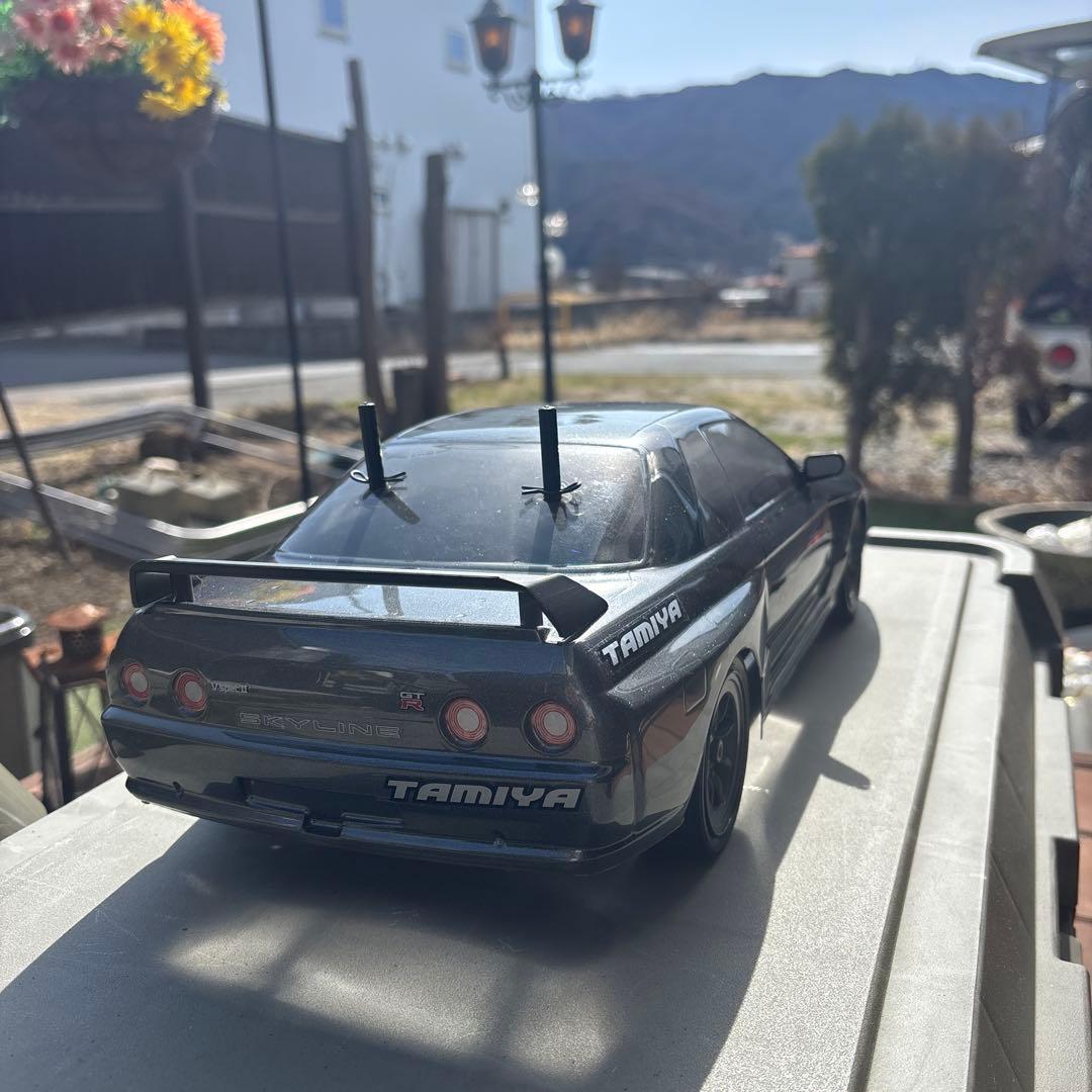 tt-02 受信機 フルベア モーターサーボ アンプ ボディ 付き　R32 ラメ