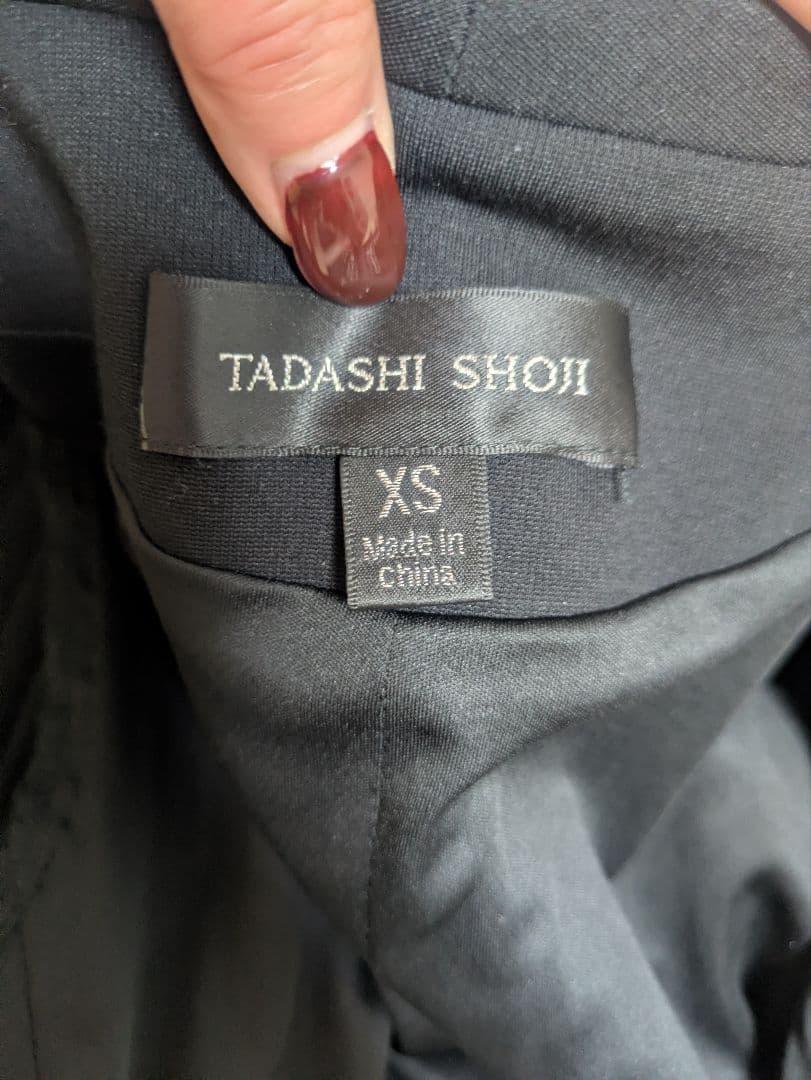 【極美品★Tadashi Shoji】 美シルエットフロントジップカーディガン