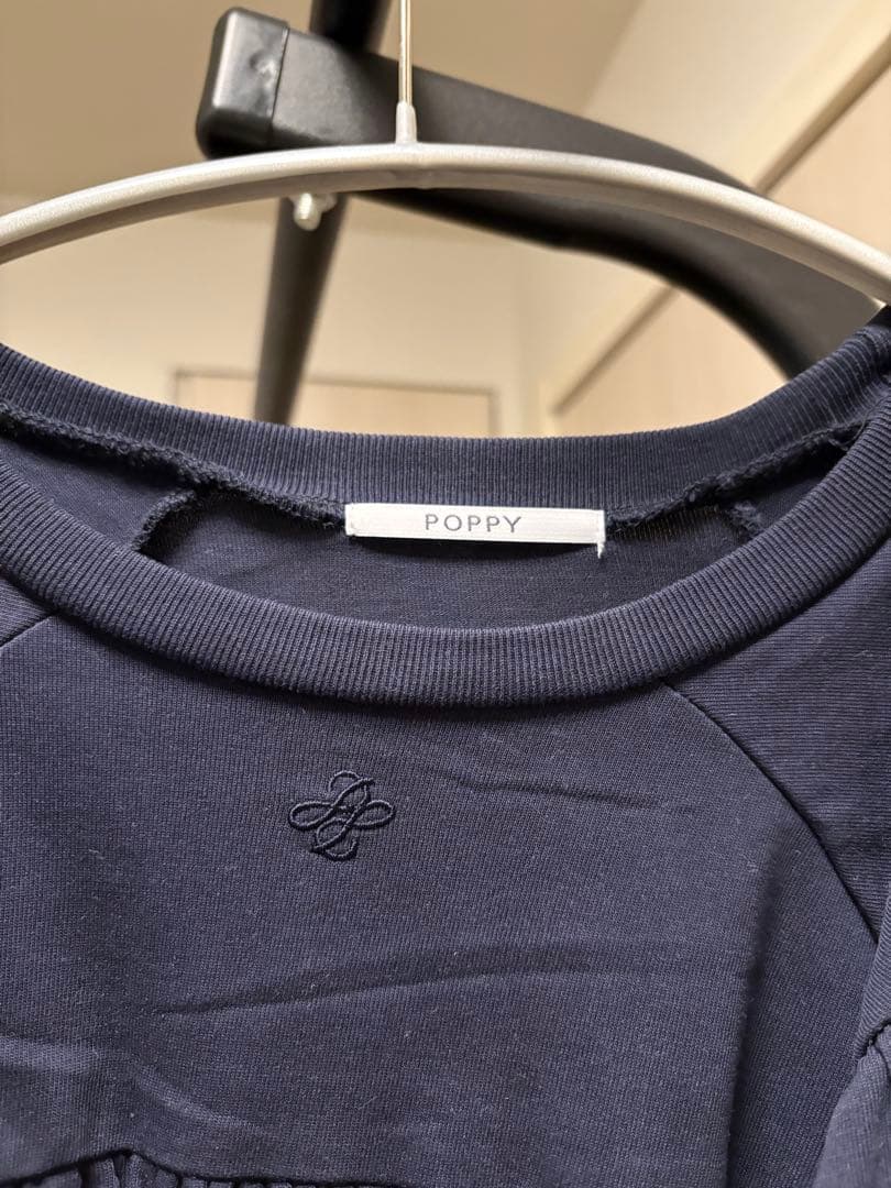 POPPY ティアードフリルスリーブTシャツ