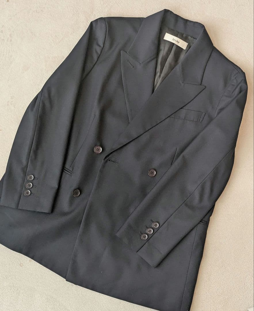 anuke Oversize Double Jacket 36 アンヌーク