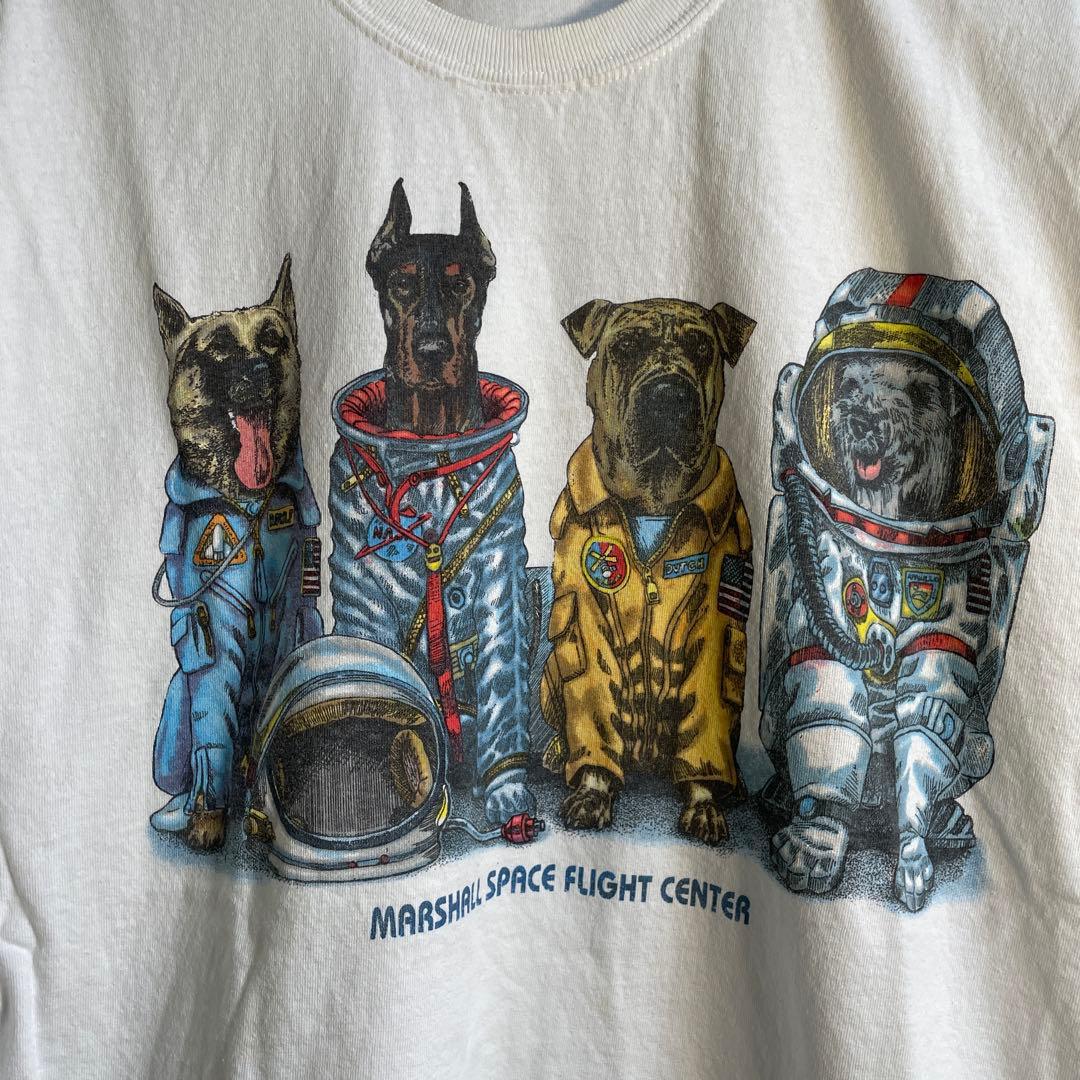 00s スーベニア　Tシャツ　犬　四銃士　宇宙　可愛い