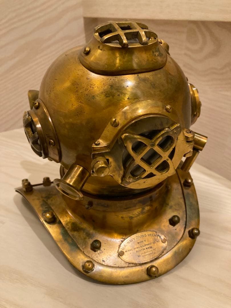 専用U.S. Navy Diving Helmet Mark IV 潜水オブジェ