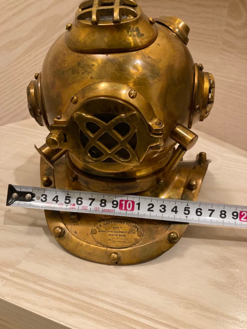 専用U.S. Navy Diving Helmet Mark IV 潜水オブジェ