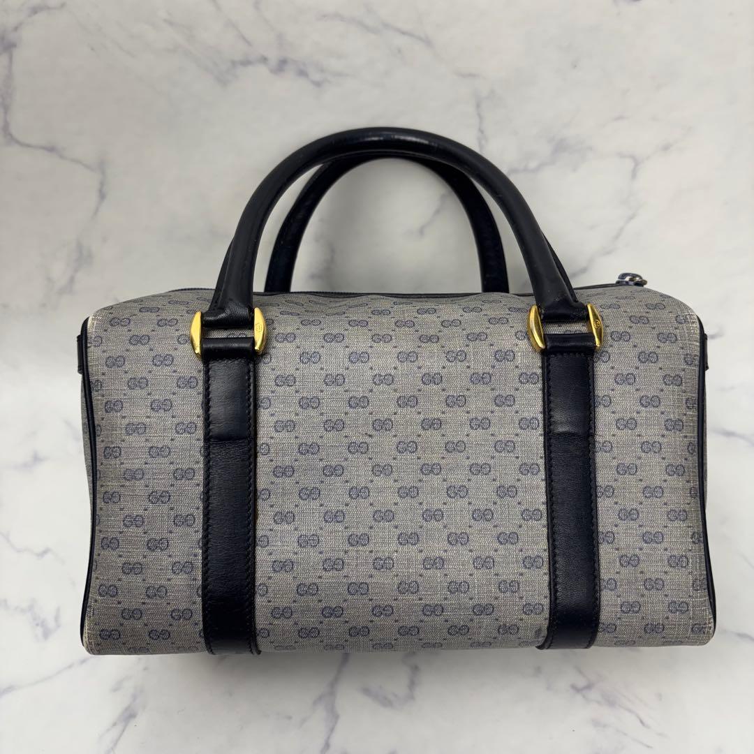 GUCCI オールドグッチ GG柄 PVCミニボストンバッグ