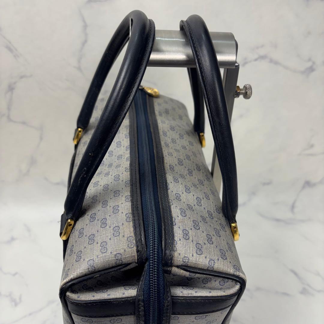 GUCCI オールドグッチ GG柄 PVCミニボストンバッグ