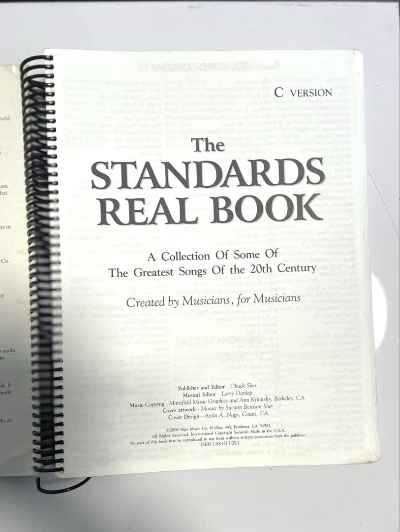 アート・デザイン・音楽 The Standards Real Book (C Version)