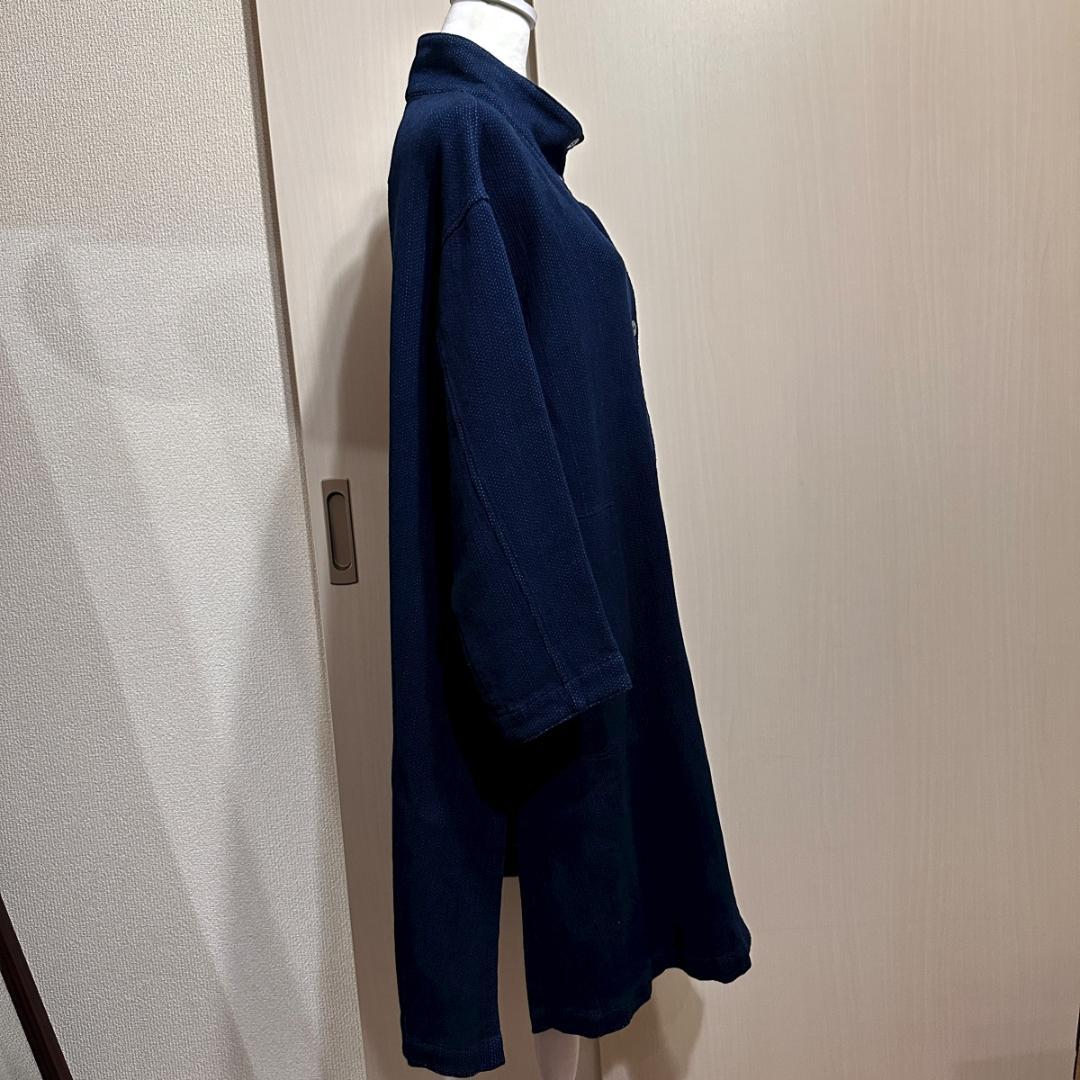 シーマチャン様石見銀山　群言堂　コート　ネイビー　HR0356