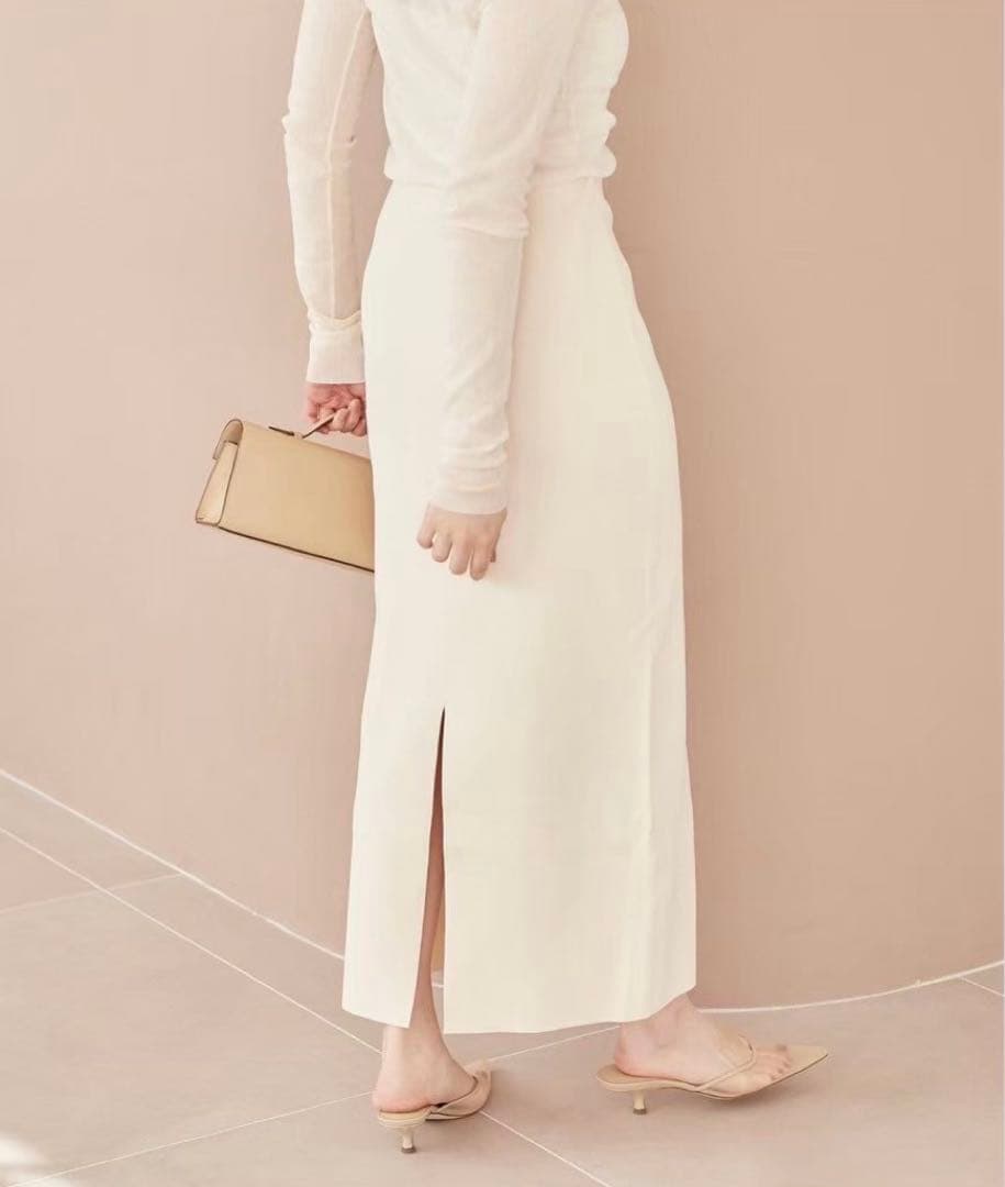 plage プラージュ I Line Knit スカート タイトスカート