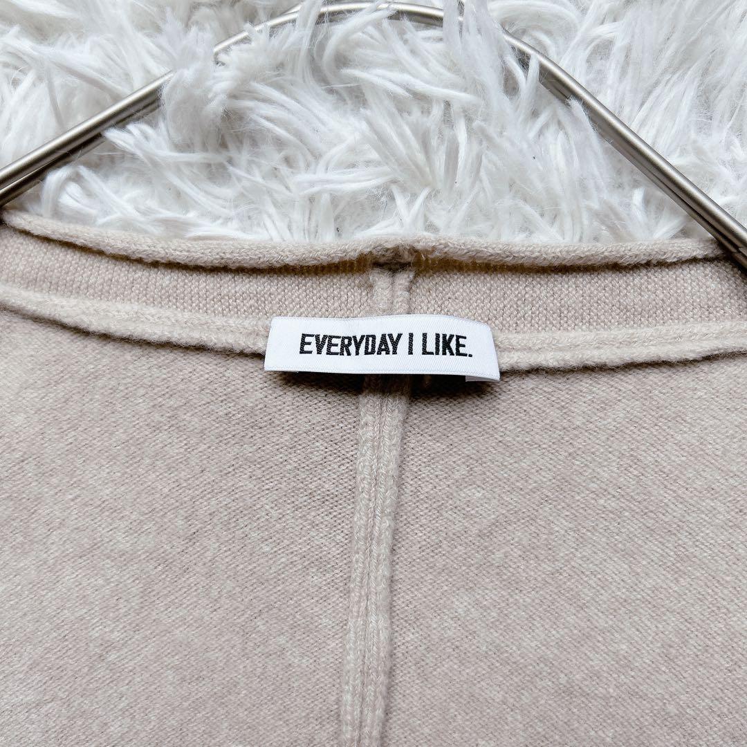 美品 EVERYDAY I LIKE. カシミヤ ロング カーディガン コート