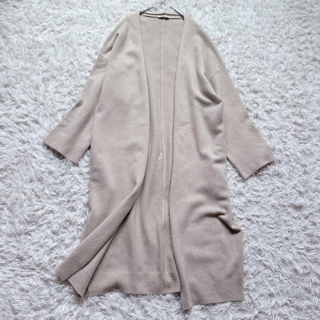 美品 EVERYDAY I LIKE. カシミヤ ロング カーディガン コート