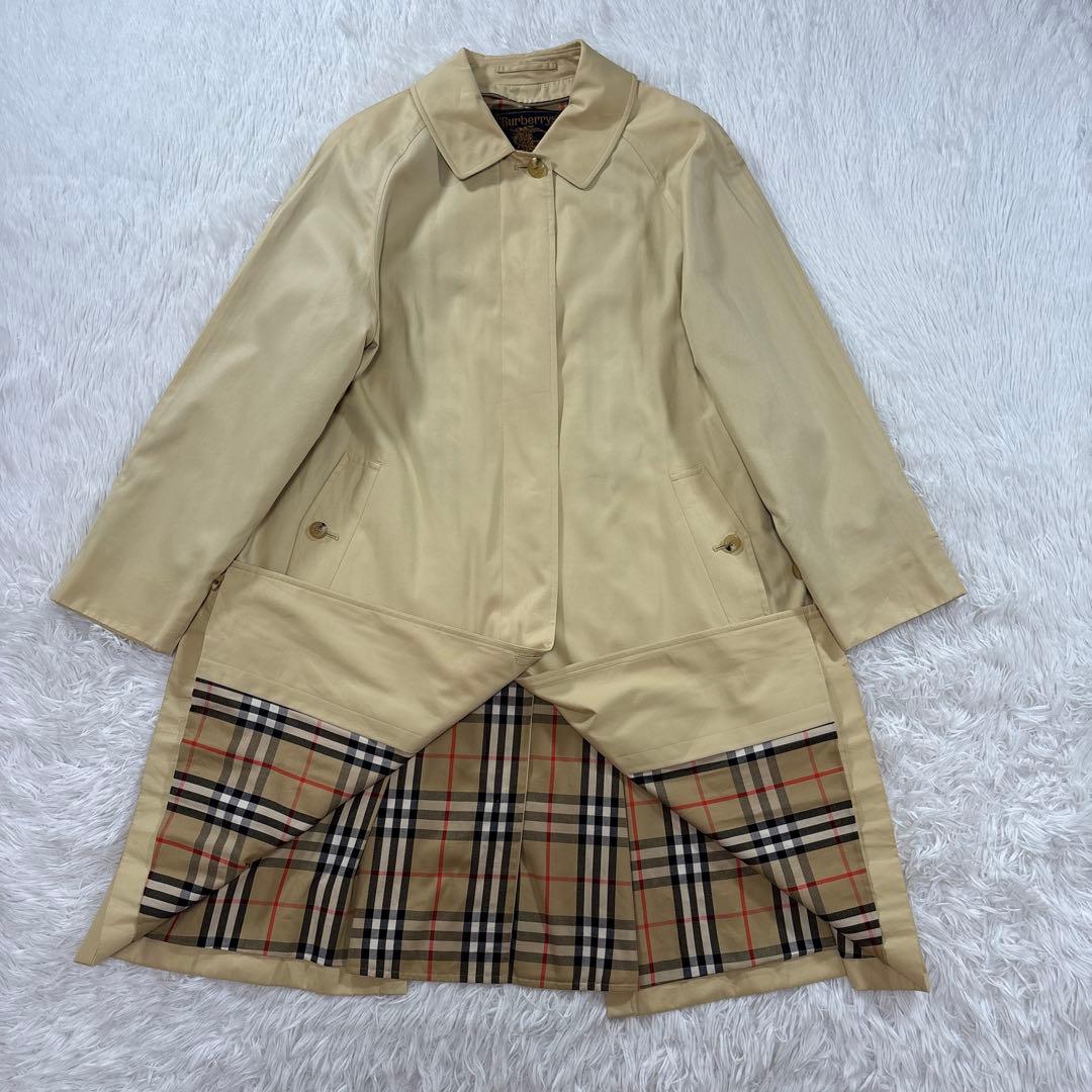 希少 バーバリートレンチコート ノバチェック ラグランスリーブ 9AR ベージュ