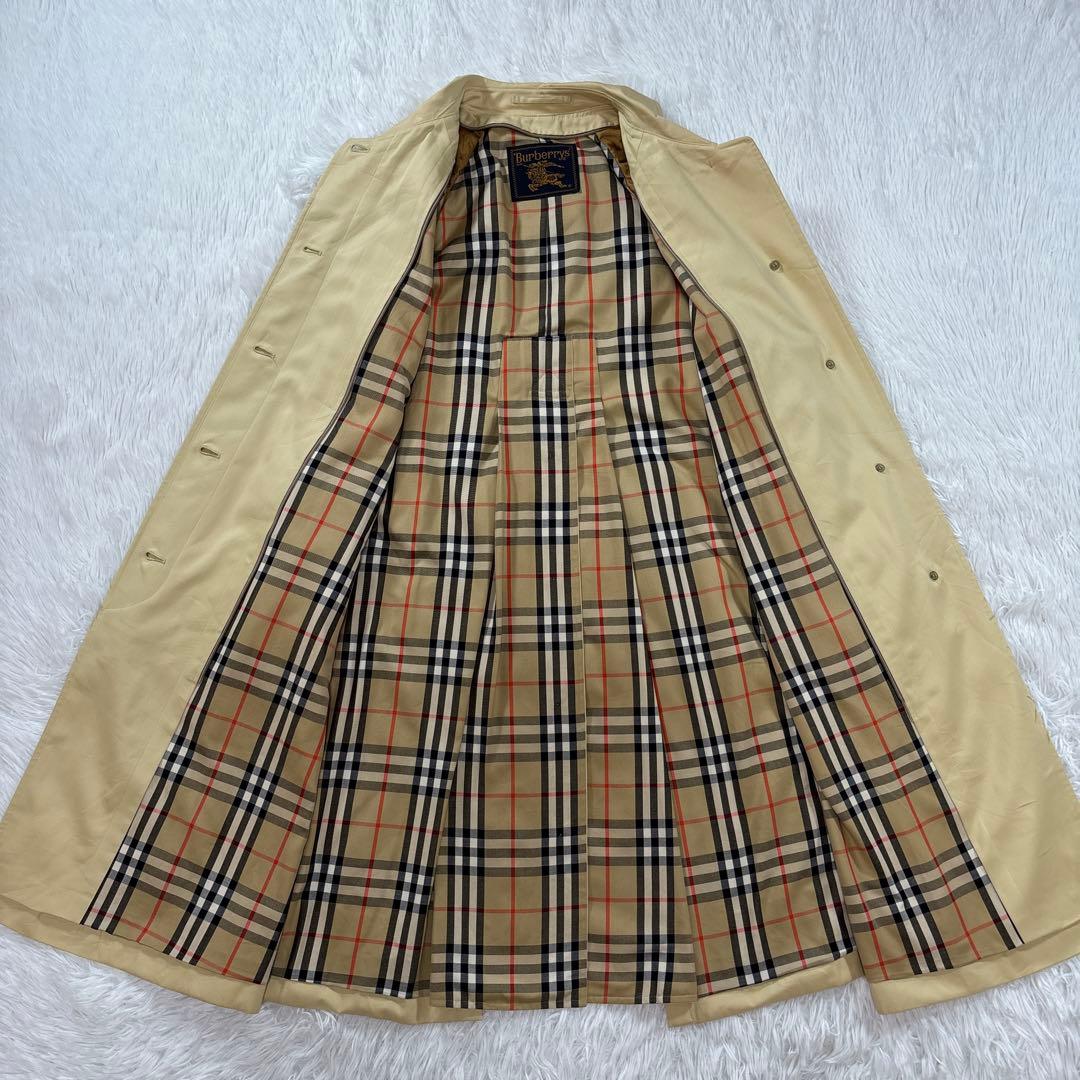 希少 バーバリートレンチコート ノバチェック ラグランスリーブ 9AR ベージュ