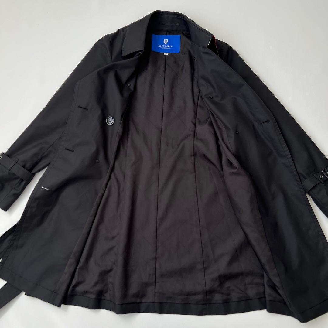 良品　BLUE LABEL CRESTBRIDGE トレンチコート　ブラック