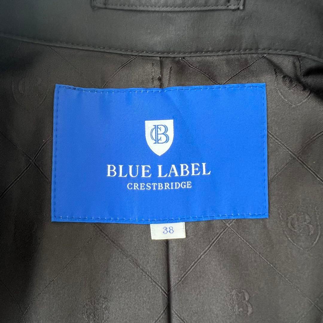 良品　BLUE LABEL CRESTBRIDGE トレンチコート　ブラック