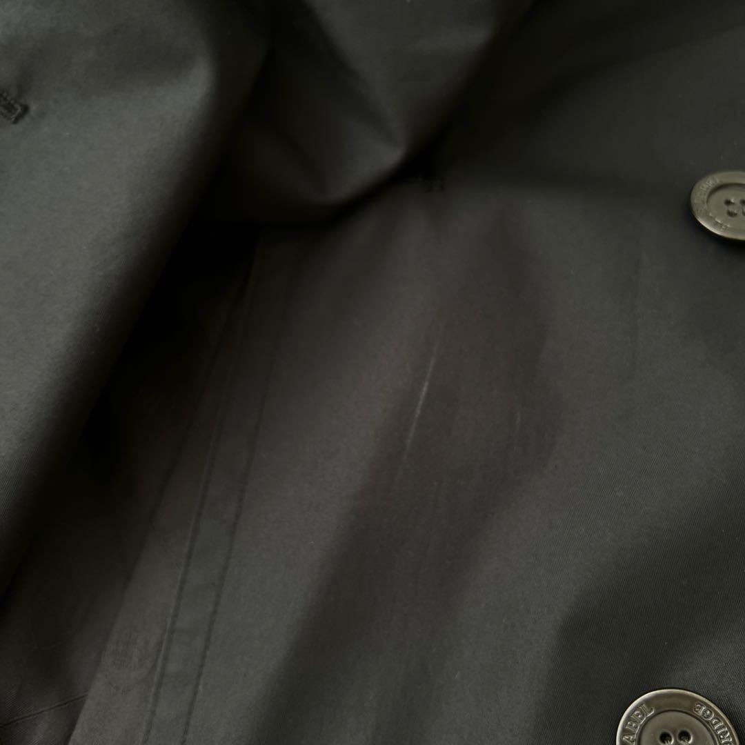 良品　BLUE LABEL CRESTBRIDGE トレンチコート　ブラック