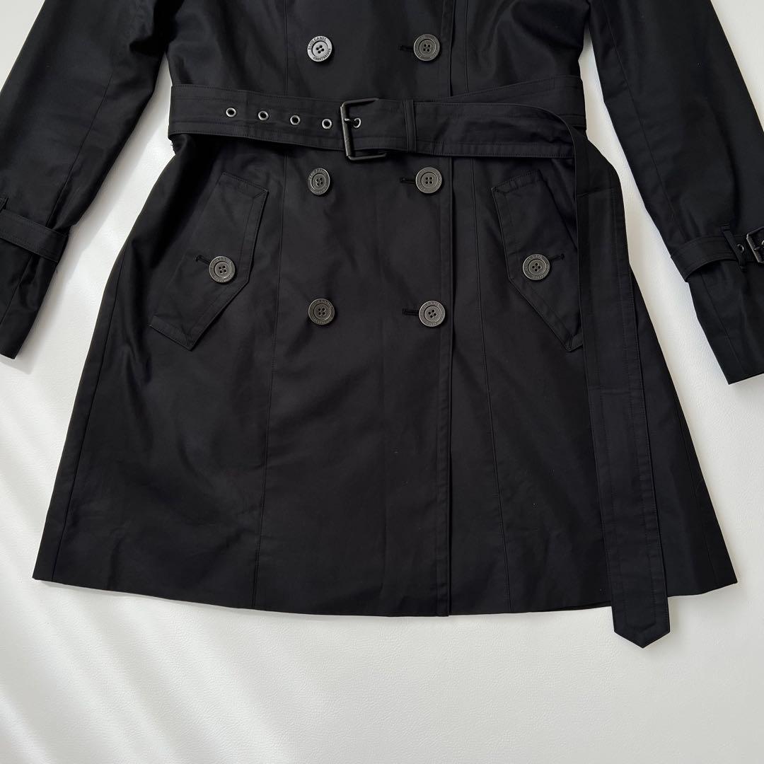良品　BLUE LABEL CRESTBRIDGE トレンチコート　ブラック