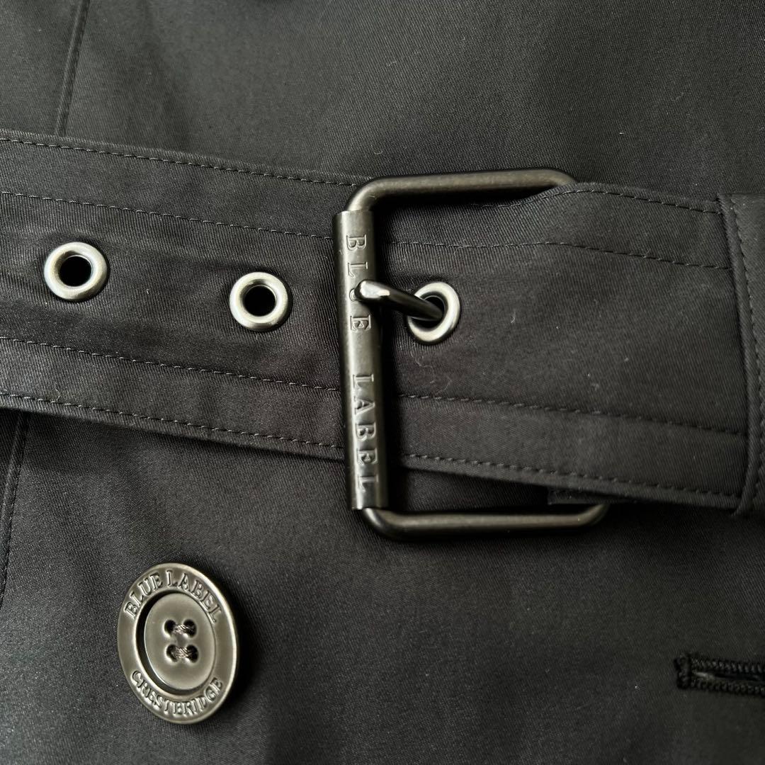良品　BLUE LABEL CRESTBRIDGE トレンチコート　ブラック