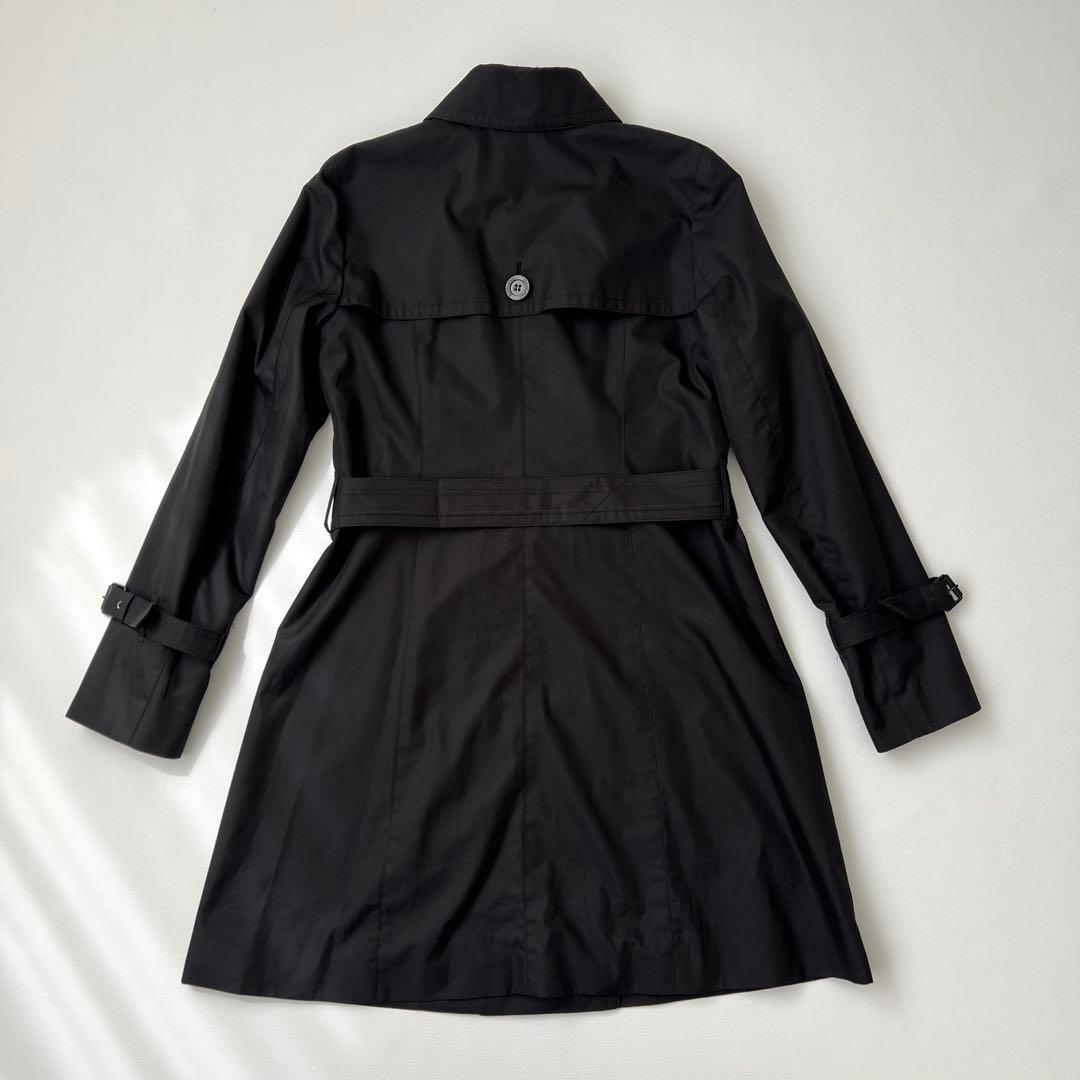 良品　BLUE LABEL CRESTBRIDGE トレンチコート　ブラック