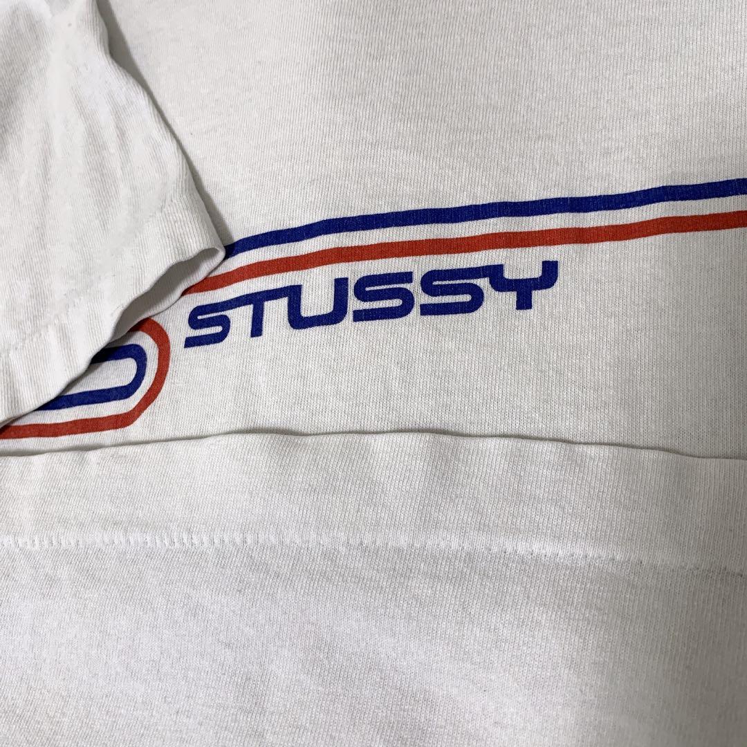 【希少/USA製】Stussy オールドステューシー トリコロールSロゴTシャツ