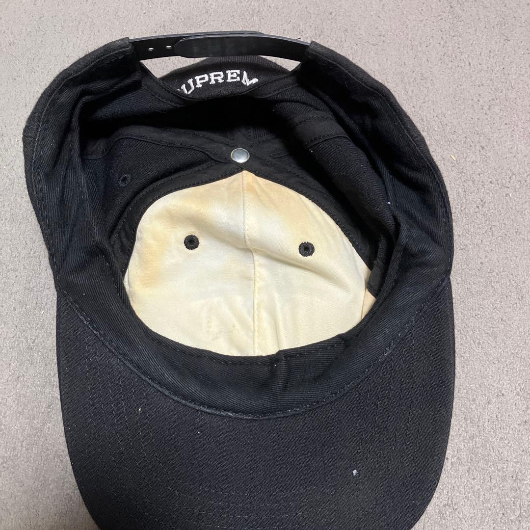 SUPREME ブラック ベースボールキャップ