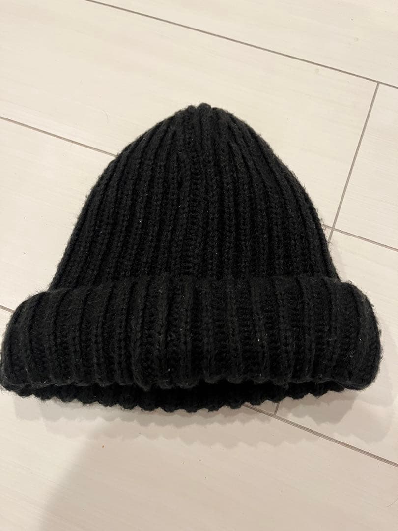 supreme new york ニット帽 ブラック