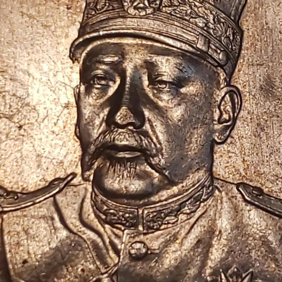 中華民国　本物銀貨　袁世凱「羽根飾り帽子」ドル ND (1916年) 天津造幣局