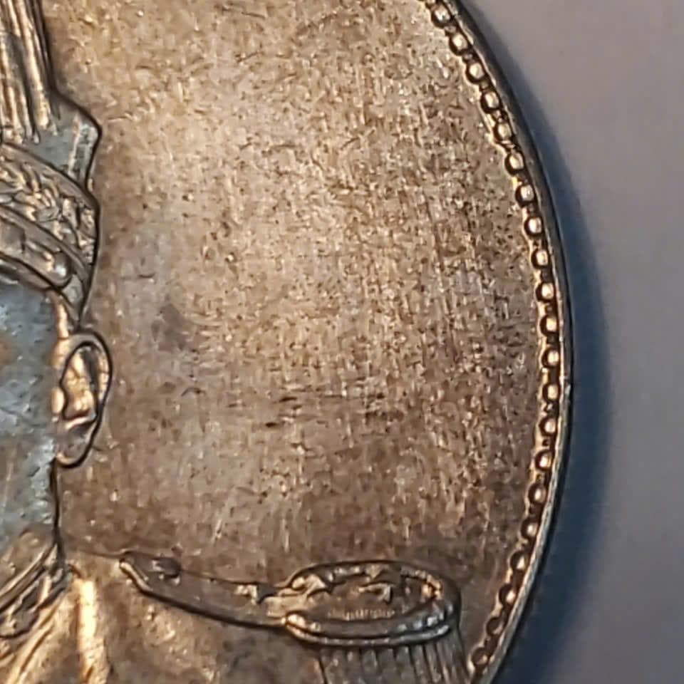 中華民国　本物銀貨　袁世凱「羽根飾り帽子」ドル ND (1916年) 天津造幣局