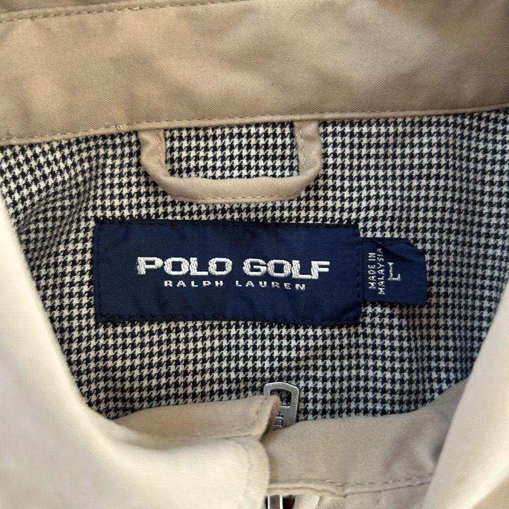 【POLO GOLF】スイングトップ L ポニー刺繍 千鳥格子 【F296】