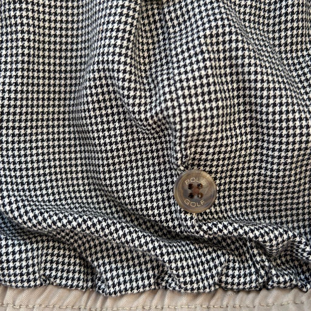 【POLO GOLF】スイングトップ L ポニー刺繍 千鳥格子 【F296】
