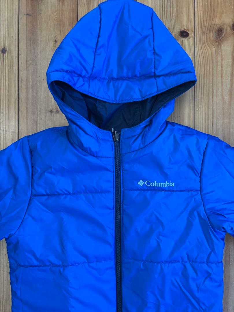 Columbia リバーシブルフード付き青ジャケットセット