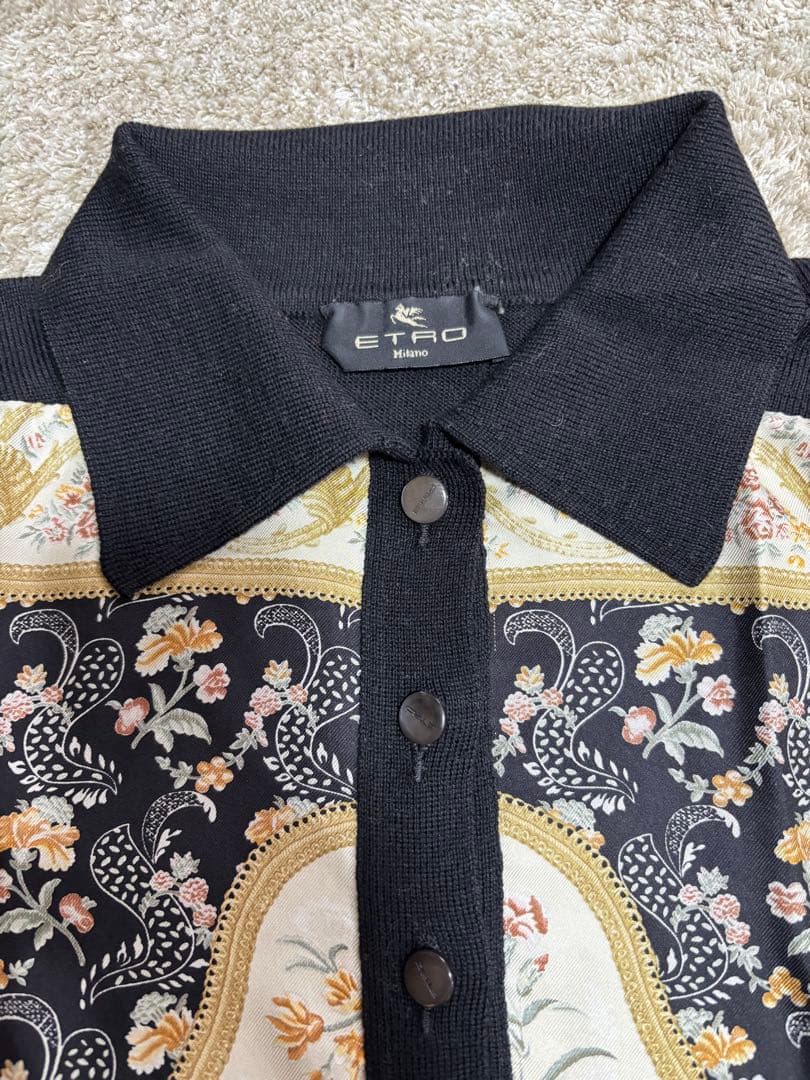 ETRO シルクと毛の長袖 サイズ44