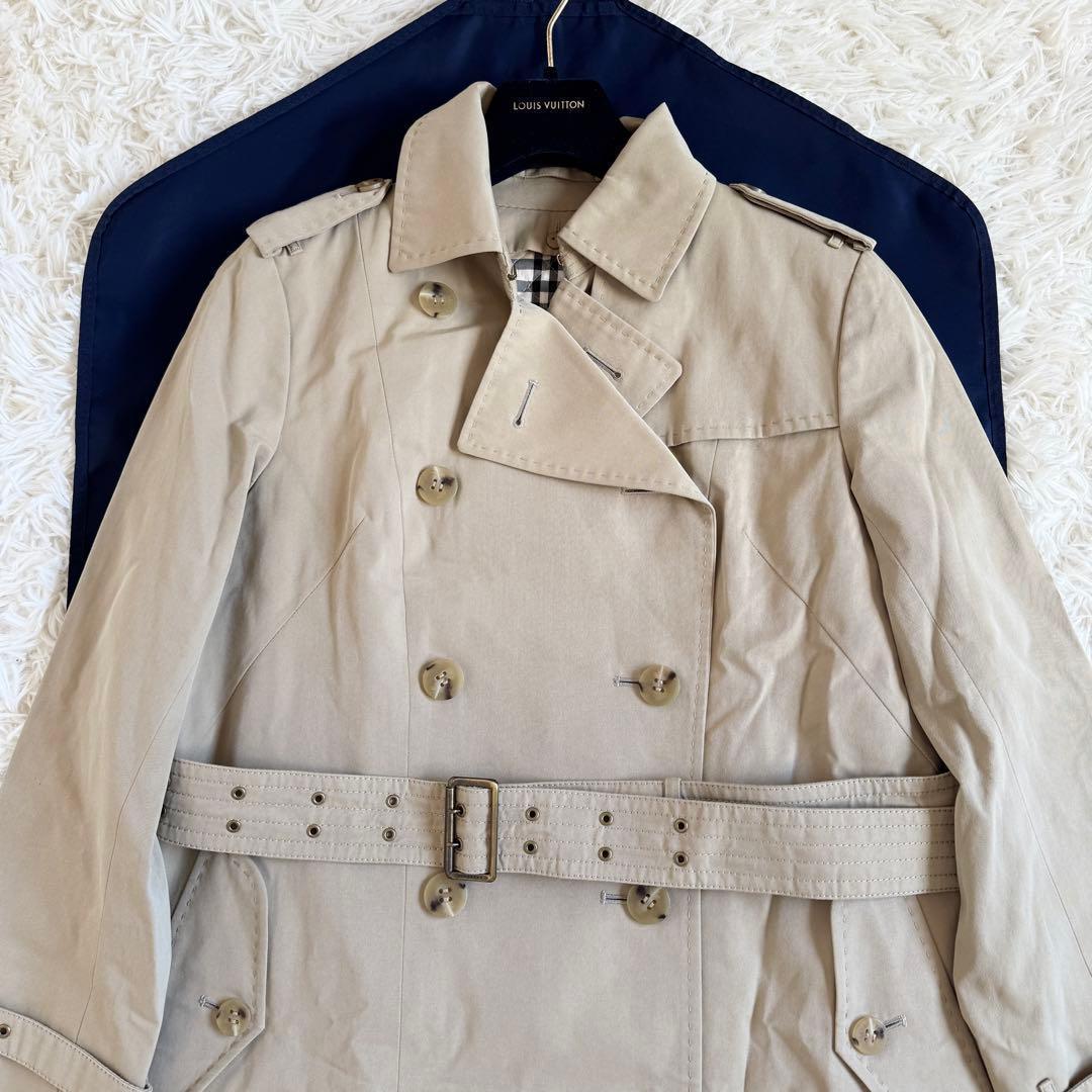 希少　極美品　バーバリーロンドン　トレンチコート　ライナー　ステッチ　ベージュ