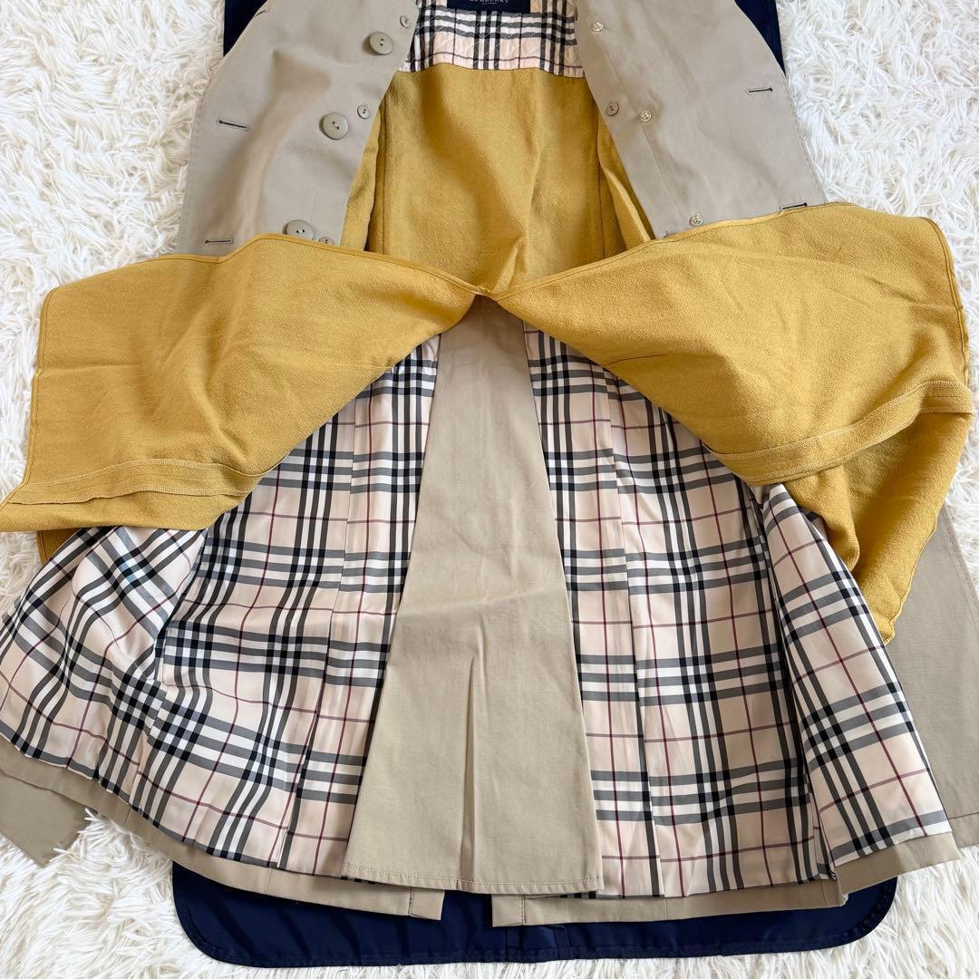 希少　極美品　バーバリーロンドン　トレンチコート　ライナー　ステッチ　ベージュ