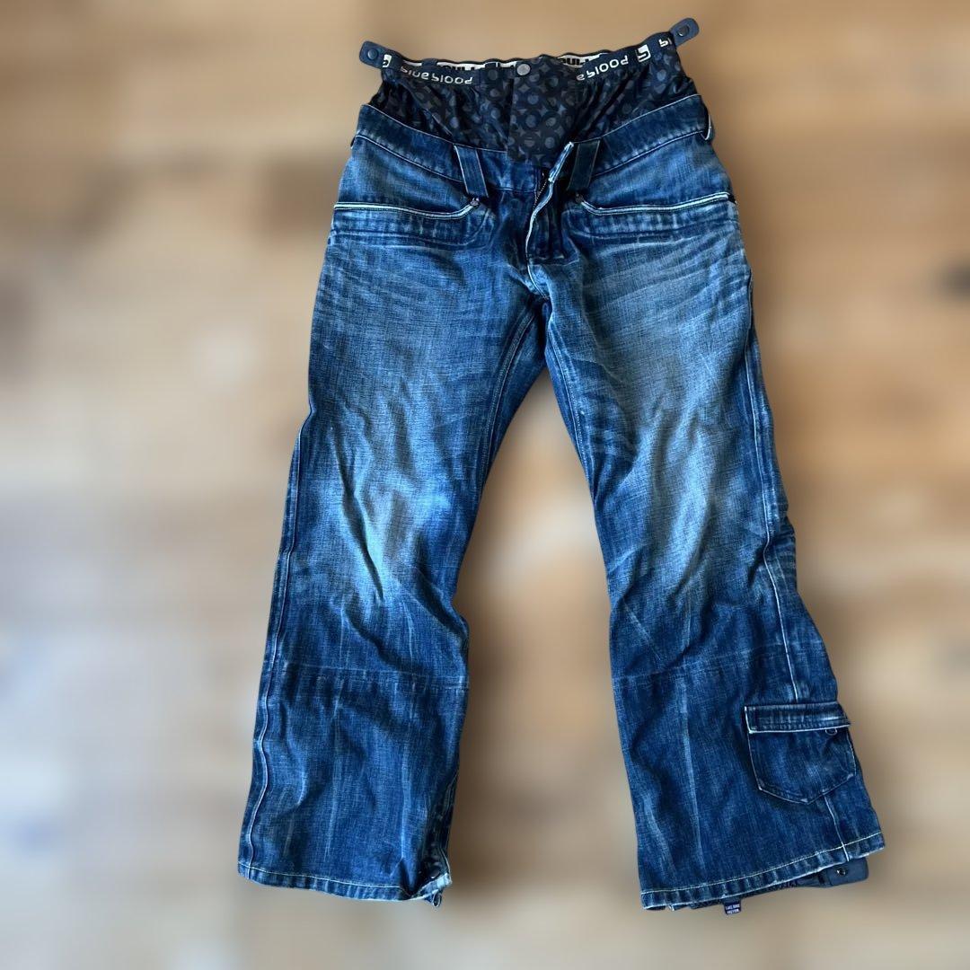 スノーボード　パンツ　BLUE BLOOD デニム　L GORETEX
