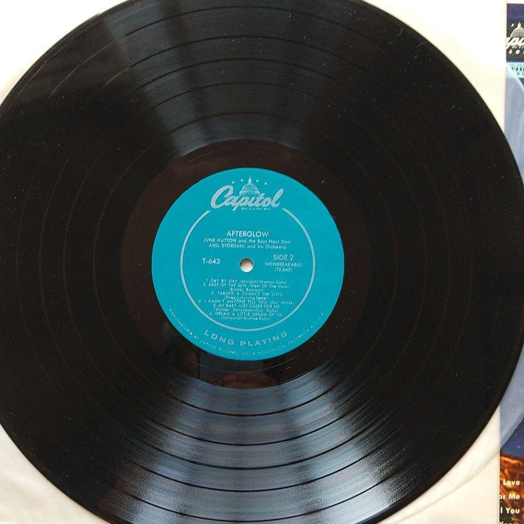 ジューン・ハットン「アフターグロー」レコード