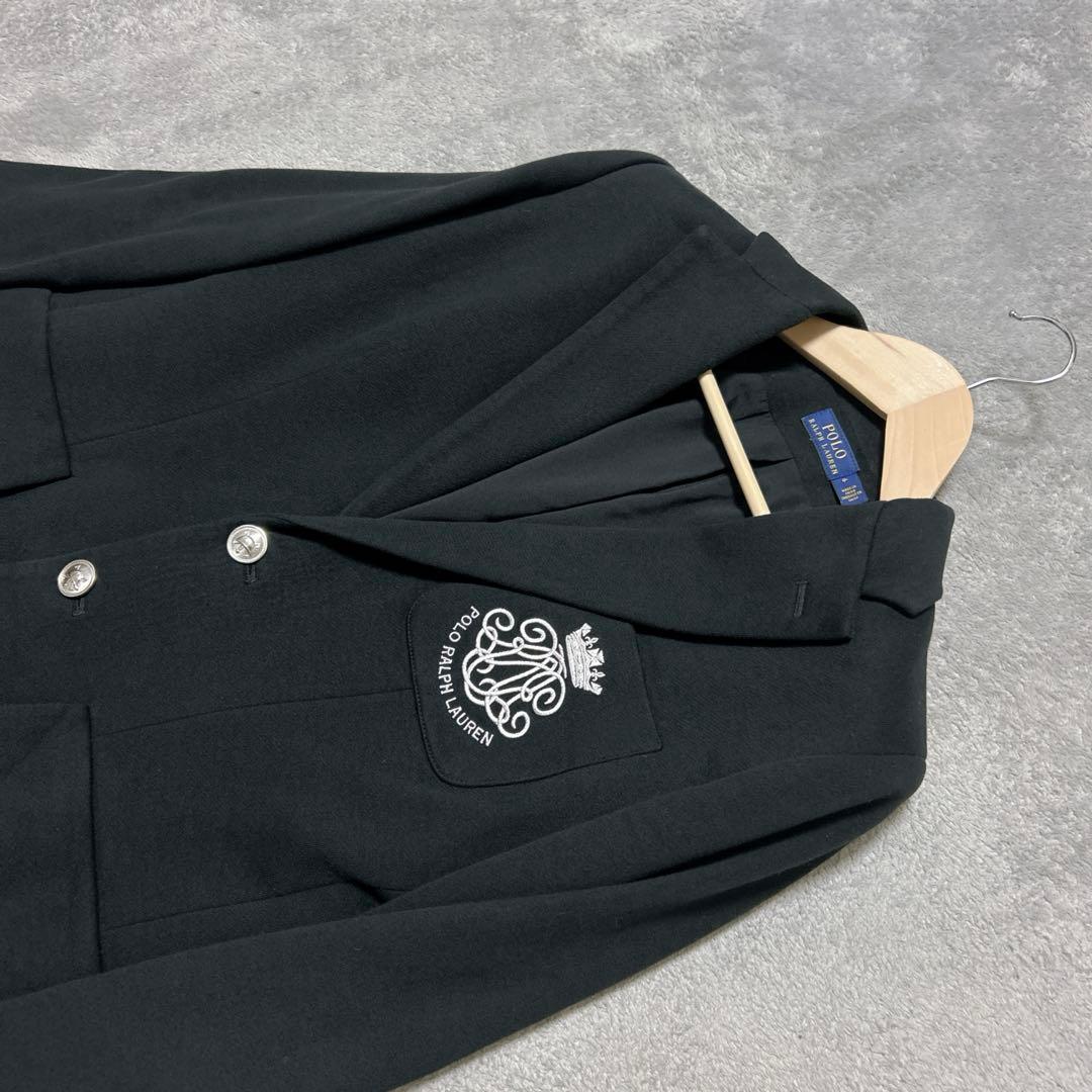 ポロラルフローレンPOLO RALPH LAURENブラック黒ブレザーサイズ6