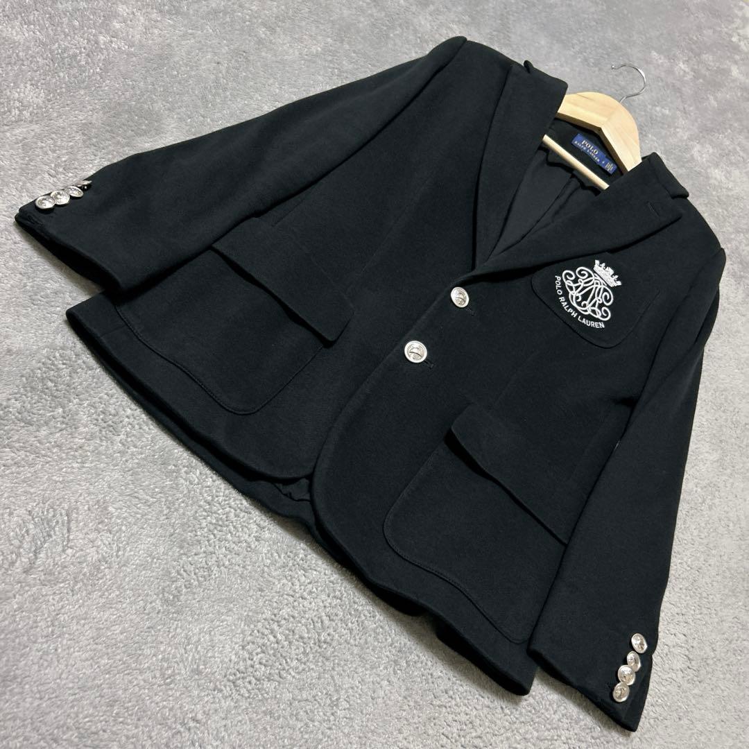 ポロラルフローレンPOLO RALPH LAURENブラック黒ブレザーサイズ6