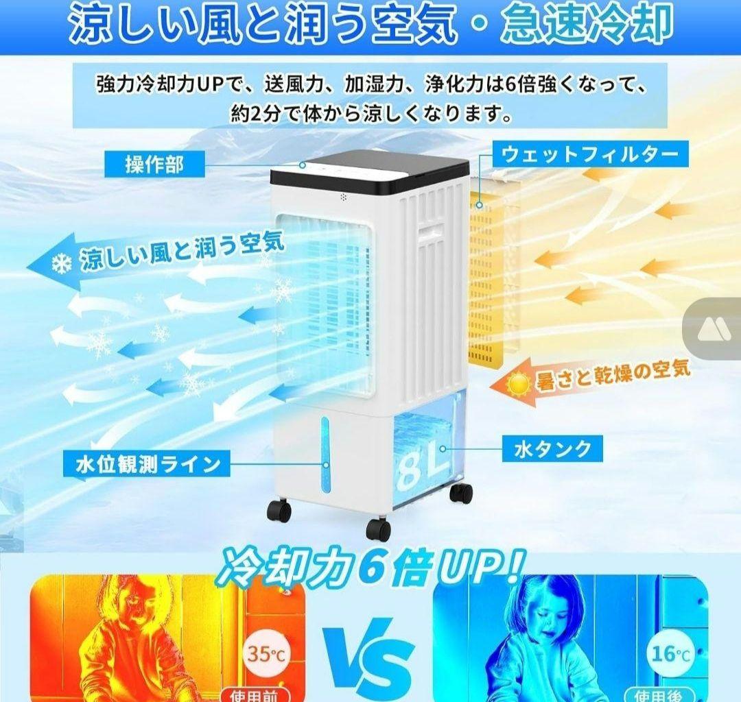 新品　未使用　冷風機