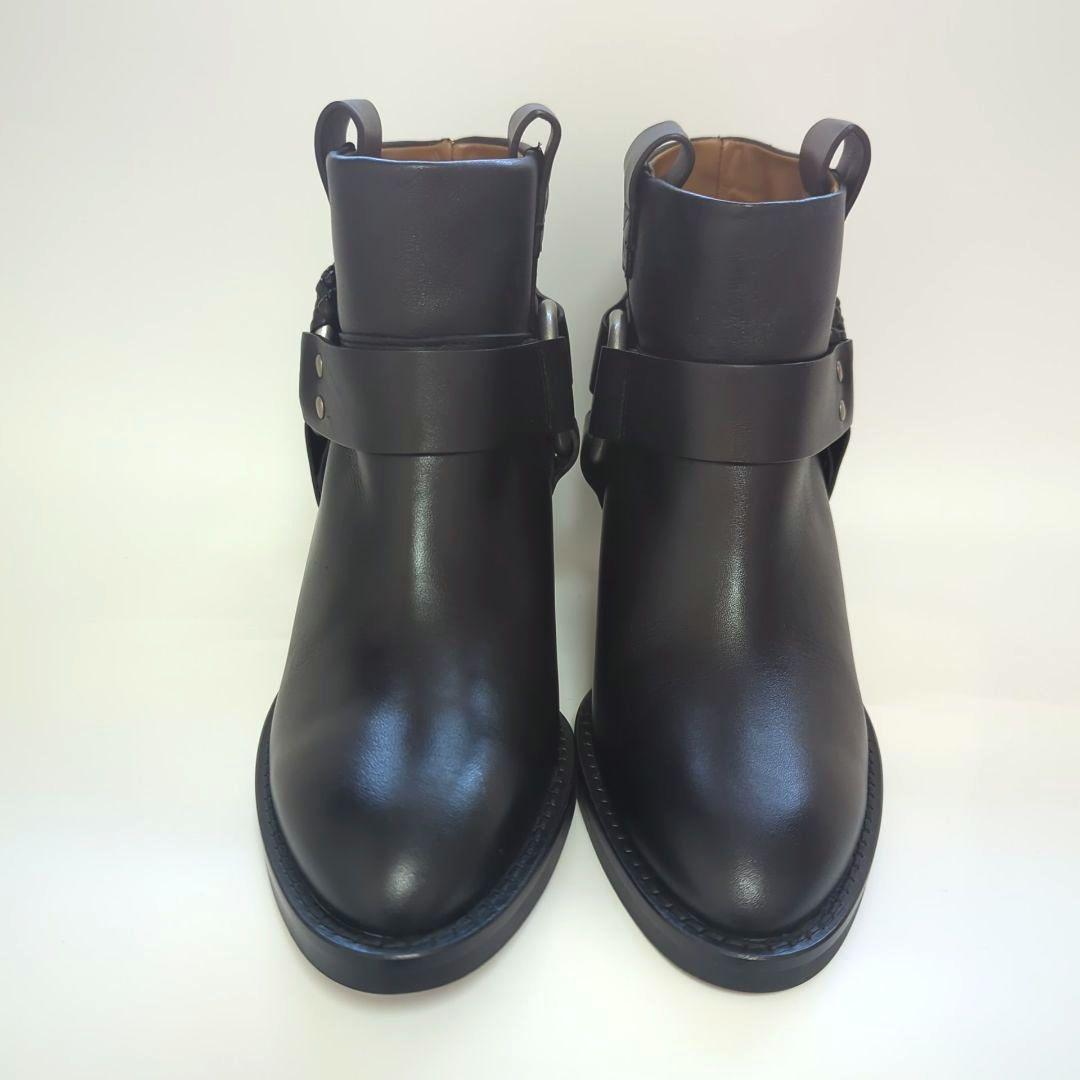 新品・未使用✨See by Chloé アンクル ショートブーツ 黒 レザー