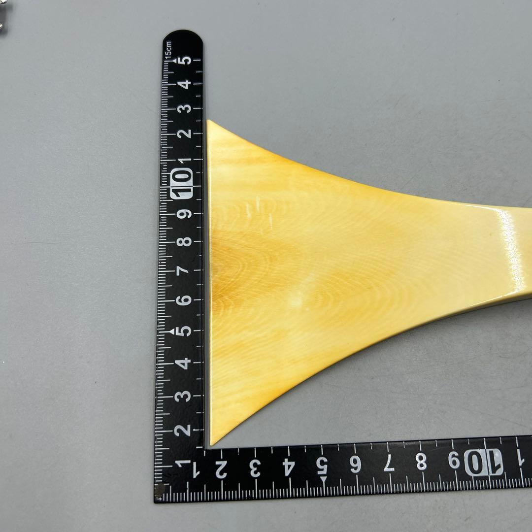255ヴィンテージ　天然素材　三味線バチ 重約140g