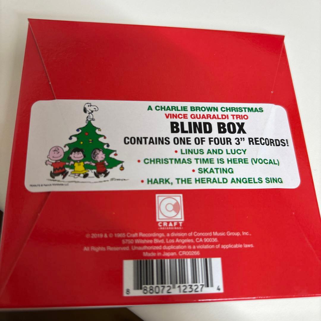 A Charlie Brown Christmas 新品未使用　3インチ盤