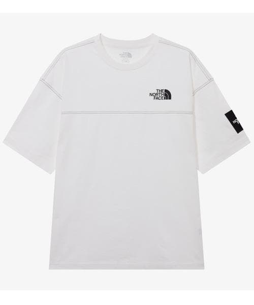 韓国限定　ノースフェイス　ダメージTシャツ　白　L 新品　ウォッシュ加工　XL