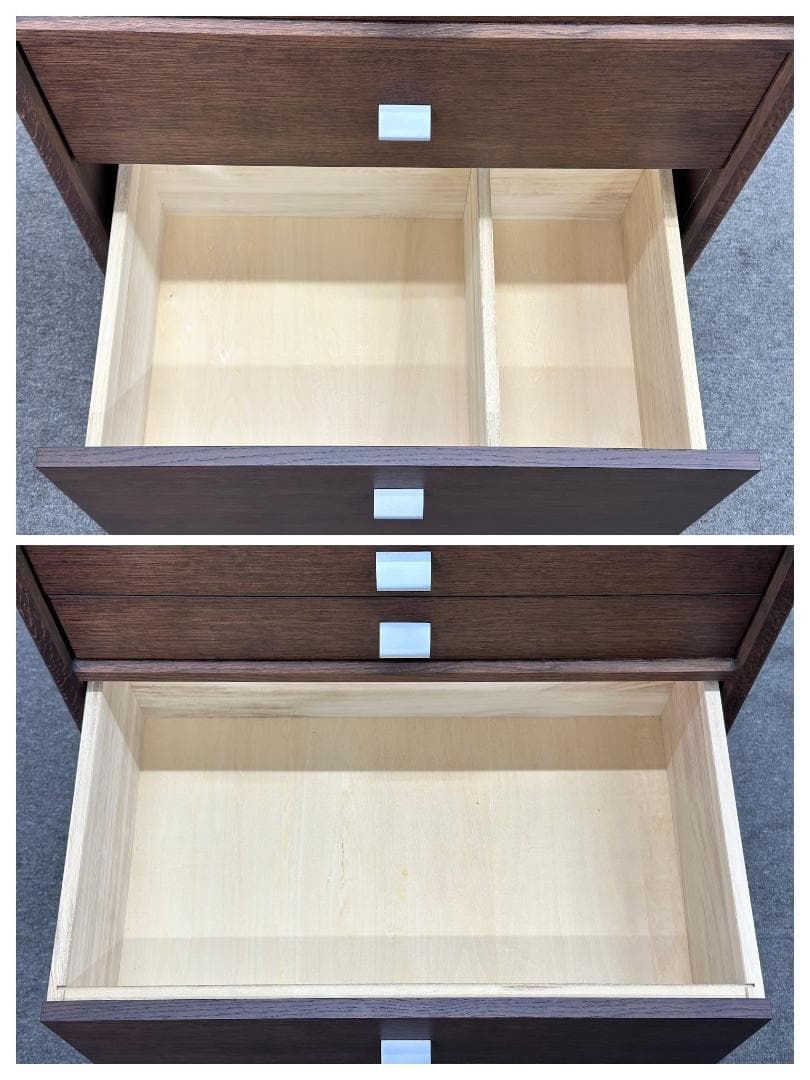 viking55　カリモク家具■マルチチェスト　モカブラウン　コンセント付