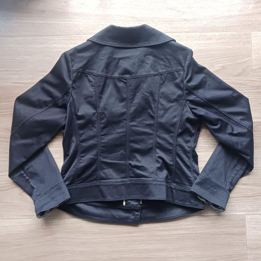 春用 　BURBERRY LONDON　ジャケット　短丈　黒　48号　XXL