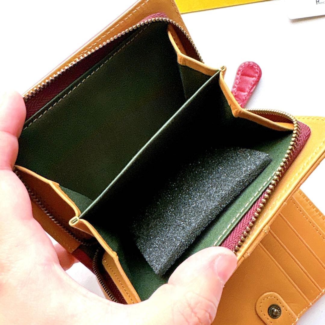 【新品】sybilla シビラ ノクトゥルノ 二つ折り財布 ワイン 限定モデル