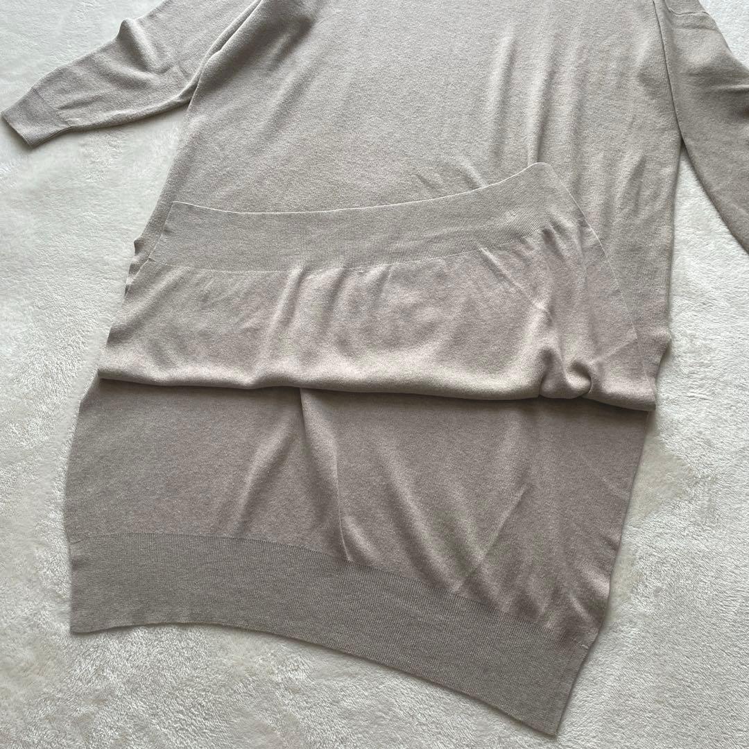 新品タグ付 BEARDSLEY 春ニット ゆったり ワンピース