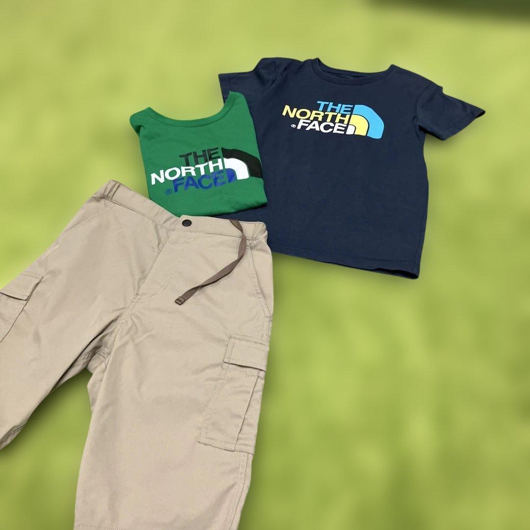 THE NORTH FACE Tシャツ2枚とショートパンツセット 140